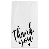 Modern Eenvoudig Dank Je Wel Klein Bedrijf Klein Cadeauzakje (Voorkant)