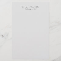 Modern Eenvoudig Dim Grey Professional Minimalist