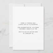 Modern Eenvoudig Een Foto 1e Verjaardag CUSTOM KLE Kaart (Achterkant)