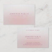 Modern eenvoudig, elegant, minimalistisch ontwerp  visitekaartje (Voorkant / Achterkant)