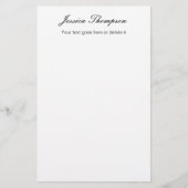 Modern Eenvoudig Elegant Professioneel Briefpapier (Voorkant)