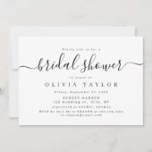 Modern eenvoudig elegant script vrijgezellenfeest kaart (Voorkant)