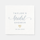 Modern Eenvoudig Elegant Script Vrijgezellenfeest Servet (Voorkant)