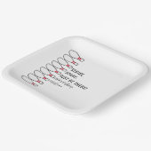 Modern eenvoudig elke leeftijd Bowling verjaardags Papieren Bordje (Gebogen)