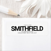 Modern eenvoudig etiket (Insitu)