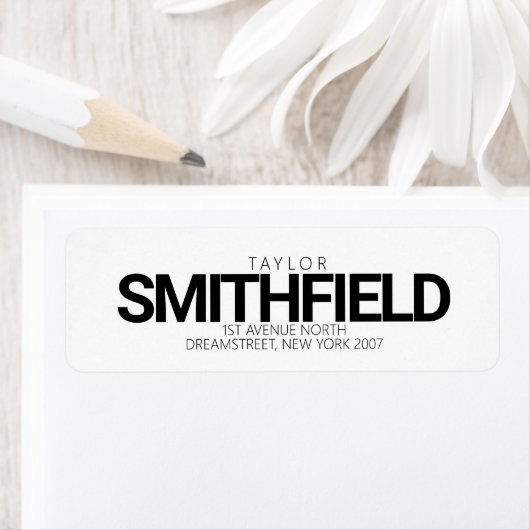 Modern eenvoudig etiket (Insitu)