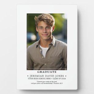 Modern Eenvoudig Foto Afstuderen Tafelblad Ezel Fotoplaat