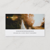 Modern Eenvoudig | Fotografie Visitekaartje (Voorkant)
