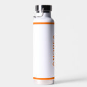 Modern eenvoudig gepersonaliseerd Afstuderen Sinaa Waterfles (Rechts)