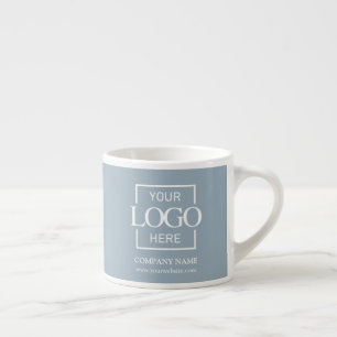 Modern Eenvoudig Gepersonaliseerd Bedrijfsmerklogo Espresso Kop
