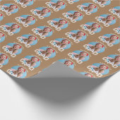 Modern Eenvoudig High School Afstudeerder Foto Afs Cadeaupapier (Hoek)