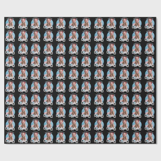 Modern Eenvoudig High School Afstudeerder Foto Afs Cadeaupapier (Vlak)