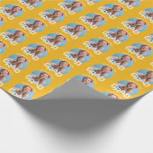 Modern Eenvoudig High School Afstudeerder Foto Afs Cadeaupapier (Hoek)