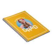 Modern Eenvoudig High School Afstudeerder Foto Afs Notitieboek (Rechterzijde)