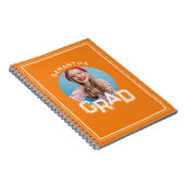 Modern Eenvoudig High School Afstudeerder Foto Afs Notitieboek (Rechterzijde)