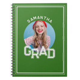 Modern Eenvoudig High School Afstudeerder Foto Afs Notitieboek