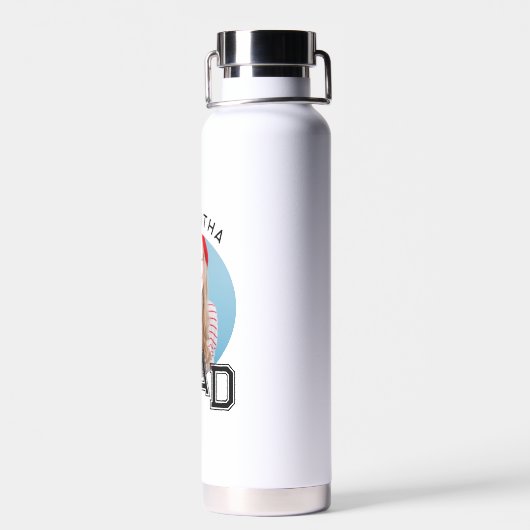 Modern Eenvoudig High School Afstudeerder Foto Afs Waterfles (Achterkant)