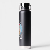 Modern Eenvoudig High School Afstudeerder Foto Afs Waterfles (Achterkant)