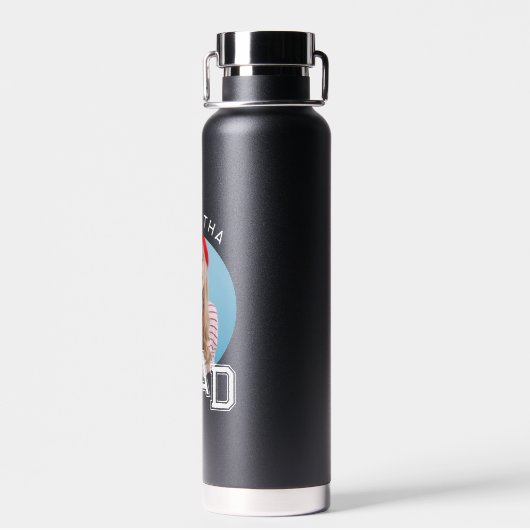 Modern Eenvoudig High School Afstudeerder Foto Afs Waterfles (Achterkant)