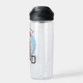 Modern Eenvoudig High School Afstudeerder Foto Afs Waterfles (Achterkant)