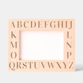 Modern eenvoudig Kind leren, het Engels alfabet Gegraveerde Lijstjes (Voorkant)