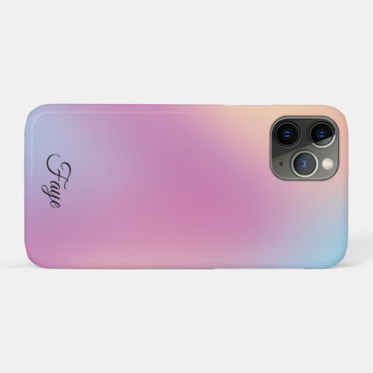 Modern Eenvoudig Kleurrijke regenboog gradiënt gal Case-Mate iPhone Case (Achterkant (horizontaal))