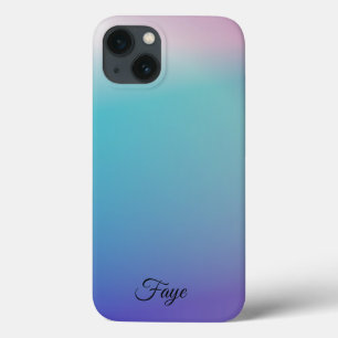 Modern Eenvoudig Kleurrijke regenboog gradiënt gal Case-Mate iPhone Case