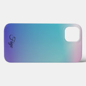 Modern Eenvoudig Kleurrijke regenboog gradiënt gal Case-Mate iPhone Case (Achterkant (horizontaal))