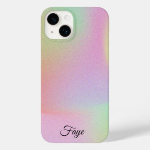 Modern Eenvoudig Kleurrijke regenboog gradiënt gal Case-Mate iPhone 14 Hoesje