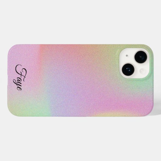 Modern Eenvoudig Kleurrijke regenboog gradiënt gal Case-Mate iPhone Case (Achterkant (horizontaal))