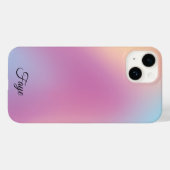 Modern Eenvoudig Kleurrijke regenboog gradiënt gal Case-Mate iPhone Case (Achterkant (horizontaal))