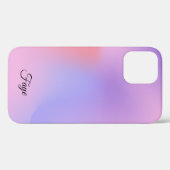 Modern Eenvoudig Kleurrijke regenboog gradiënt gal Case-Mate iPhone Case (Achterkant (horizontaal))