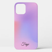 Modern Eenvoudig Kleurrijke regenboog gradiënt gal Case-Mate iPhone Case (Achterkant)