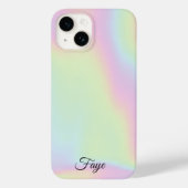 Modern Eenvoudig Kleurrijke regenboog gradiënt gal Case-Mate iPhone Case (Achterkant)