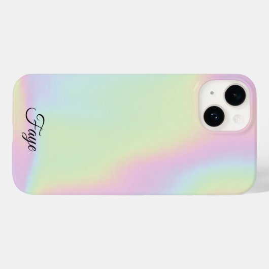 Modern Eenvoudig Kleurrijke regenboog gradiënt gal Case-Mate iPhone Case (Achterkant (horizontaal))