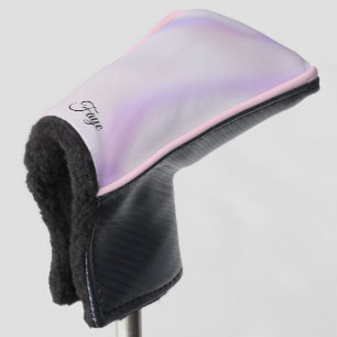 Modern Eenvoudig Kleurrijke regenboog gradiënt gal Golfheadcover