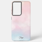 Modern Eenvoudig Kleurrijke regenboog gradiënt gal Samsung Galaxy Hoesje (Achterkant)