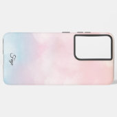 Modern Eenvoudig Kleurrijke regenboog gradiënt gal Samsung Galaxy Hoesje (Linkerkant)