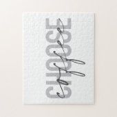 Modern, eenvoudig, koel, stedelijk ontwerp Kies ko Legpuzzel (Verticaal)