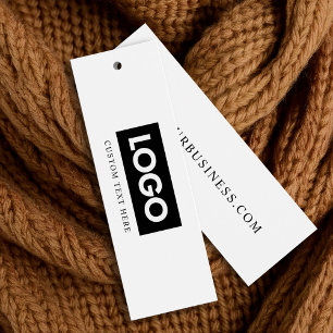 Modern Eenvoudig Logo Prijs Label Kleding Hang Lab Mini Visitekaartjes