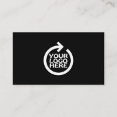 Modern Eenvoudig Logo Professioneel Visitekaartje (Voorkant)