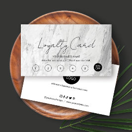 Modern Eenvoudig Loyalty Card Ontwerp Visitekaartje