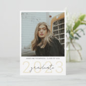 Modern eenvoudig met 2 fotograaf kaart (Staand voorkant)