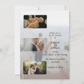 MODERN EENVOUDIG MET 5 AANGEPASTE FOTOBRUILOFT KAART (Voorkant)