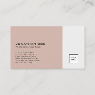Modern Eenvoudig Met Logo Professioneel Elegante K Visitekaartje