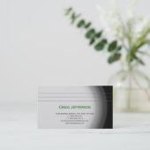 Modern eenvoudig minimaal consultant Visitekaartje (Staand voorkant)