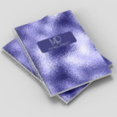 Modern Eenvoudig minimalistisch paarse folie Metal Notitieboek