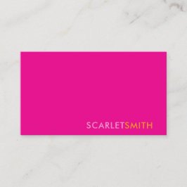 Modern eenvoudig minimalistisch visitekaartje