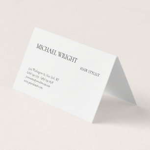 Modern Eenvoudig Minimalistisch Visitekaartje