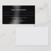 Modern eenvoudig minimalistisch Visitekaartje (Voorkant / Achterkant)